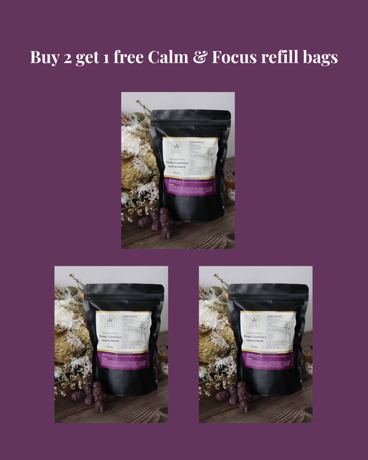 Buy 2 get 1 free Calm & Focus refill packs