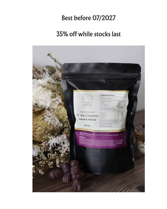 Calm & Focus refill bag Best before 07/2027