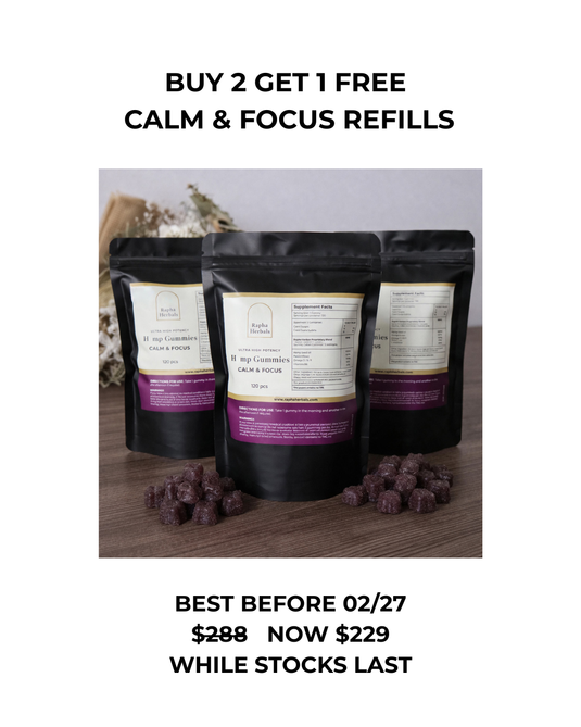Calm & Focus 3 pack refills