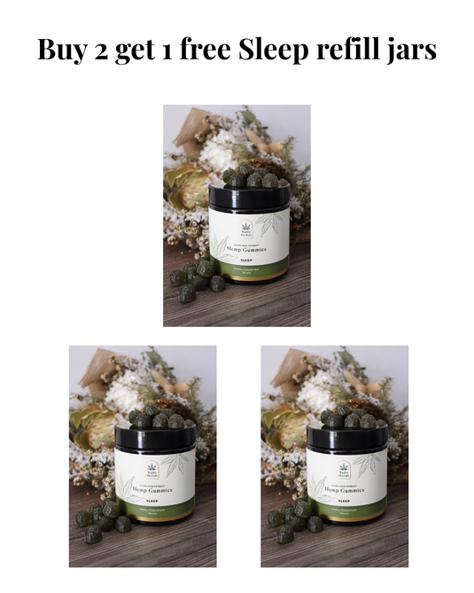 Buy 2 get 1 free Sleep refill jars