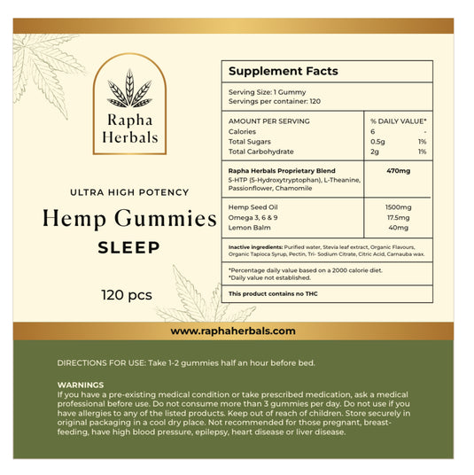 Goodnight gummies refill bag - best before 02/2027