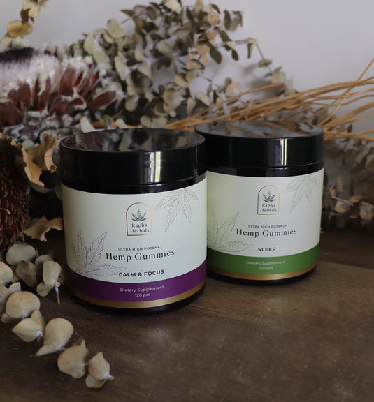 1 Sleep & Relief + 1 Calm & Focus refill jars.