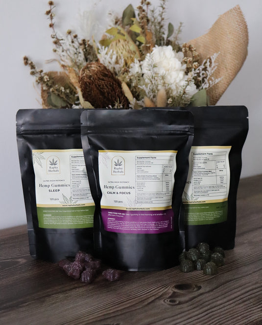 2 Sleep & Relief and 1 Calm & Focus Refill Packs