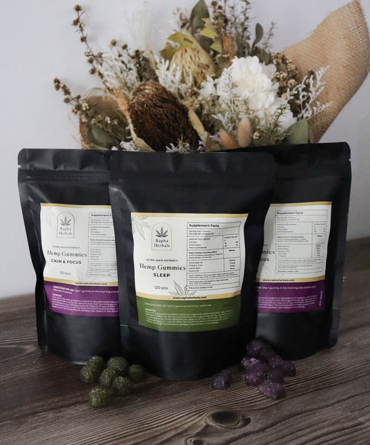 2 Calm & Focus and 1 Sleep Refill Bags