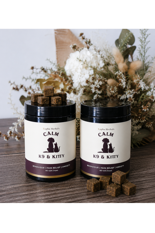 Calm K9 & Kitty 180 chews 2 jar bundle