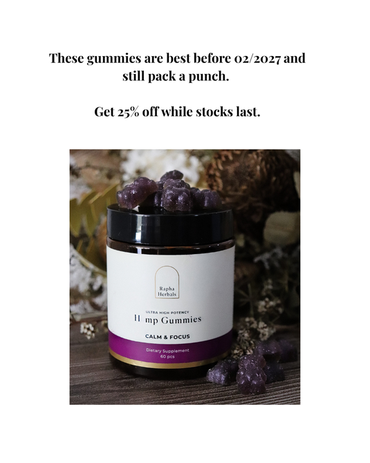 Calm & Focus 60 pcs jar - best before 02/2027