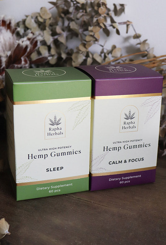 Sleep & Relief and Calm & Focus Boxes